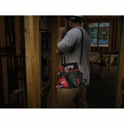 Flash Sale ๐ Milwaukee 15-Pocket Electricians Work Pouch/Holster with Quick Adjust Belt โ 24 Flash Sale ๐ Milwaukee 15-Pocket Electricians Work Pouch/Holster with Quick Adjust Belt โ -Deals Tool Storage Store red black milwaukee tool belts 48 22 8112 fa 1000