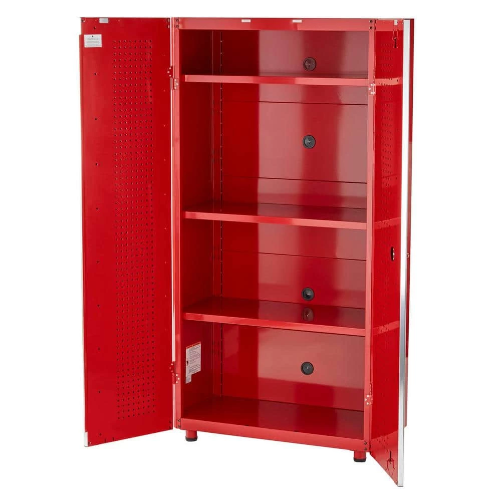 Best Sale 🛒 Husky 2-Pack Steel Shelf Set in Red (36 in. W x 15 in. D) for Ready-to-Assemble 36 in. Freestanding Garage Cabinet 🔥 5 Best Sale 🛒 Husky 2-Pack Steel Shelf Set in Red (36 in. W x 15 in. D) for Ready-to-Assemble 36 in. Freestanding Garage Cabinet 🔥 - Image 3