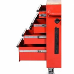 Best Sale ๐ Husky 42 in. W x 18.1 in. D 8-Drawer Red Mobile Workbench Cabinet with Solid Wood Top ๐ 24 Best Sale ๐ Husky 42 in. W x 18.1 in. D 8-Drawer Red Mobile Workbench Cabinet with Solid Wood Top ๐ -Deals Tool Storage Store red husky mobile workbenches h42mwc8red 44 1000