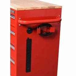 Best Sale ๐ Husky 42 in. W x 18.1 in. D 8-Drawer Red Mobile Workbench Cabinet with Solid Wood Top ๐ 22 Best Sale ๐ Husky 42 in. W x 18.1 in. D 8-Drawer Red Mobile Workbench Cabinet with Solid Wood Top ๐ -Deals Tool Storage Store red husky mobile workbenches h42mwc8red 4f 1000