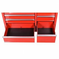 Best Sale ๐ Husky 42 in. W x 18.1 in. D 8-Drawer Red Mobile Workbench Cabinet with Solid Wood Top ๐ 20 Best Sale ๐ Husky 42 in. W x 18.1 in. D 8-Drawer Red Mobile Workbench Cabinet with Solid Wood Top ๐ -Deals Tool Storage Store red husky mobile workbenches h42mwc8red 77 1000