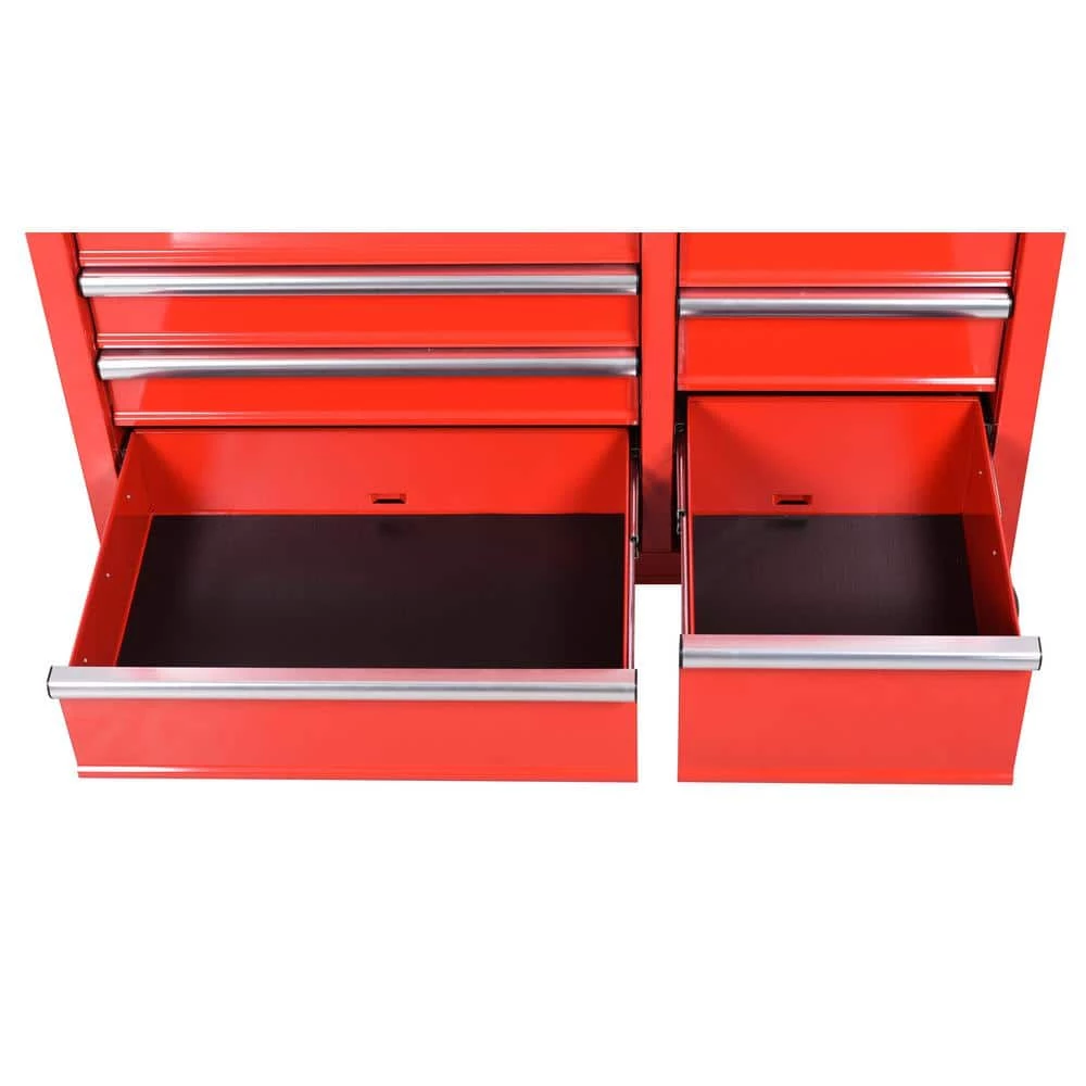 Best Sale ๐ Husky 42 in. W x 18.1 in. D 8-Drawer Red Mobile Workbench Cabinet with Solid Wood Top ๐ 9 Best Sale ๐ Husky 42 in. W x 18.1 in. D 8-Drawer Red Mobile Workbench Cabinet with Solid Wood Top ๐ - Image 7