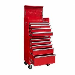 Best Pirce 😍 Husky 27 in. 11-Drawer Tool Chest and Cabinet Combo in Red 👏 -Deals Tool Storage Store red husky tool chest combos 410 026 0111 c3 1000