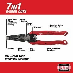 Best Pirce 🎉 Milwaukee 15 in. PACKOUT 🎒 Backpack with 7-in-1 Combination Wire Stripper Pliers 👏 -Deals Tool Storage Store red milwaukee modular tool storage systems 48 22 8301 48 22 3078 40 1000