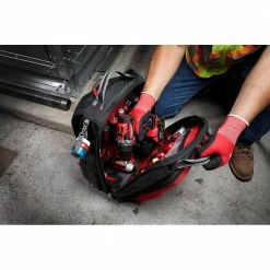 Best Pirce 🎉 Milwaukee 15 in. PACKOUT 🎒 Backpack with 7-in-1 Combination Wire Stripper Pliers 👏 -Deals Tool Storage Store red milwaukee modular tool storage systems 48 22 8301 48 22 3078 c3 1000