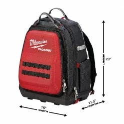 Buy 👏 Milwaukee 15 in. PACKOUT 🎒 Backpack and Combination Electricians 6-in-1 Wire Strippers Pliers 💯 -Deals Tool Storage Store red milwaukee modular tool storage systems 48 22 8301 48 22 3079 4f 1000