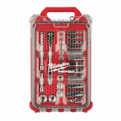 Best Sale 🎉 Milwaukee 15 in. PACKOUT 🎒 Backpack and 3/8 in. Drive SAE Ratchet and Socket Mechanics Tool Set with PACKOUT Case (28-Piece) 🎉 -Deals Tool Storage Store red milwaukee modular tool storage systems 48 22 8301 48 22 9481 c3 1000