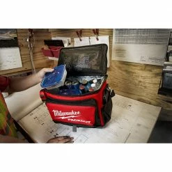 Coupon 🎉 Milwaukee 15.75 in. PACKOUT Cooler Bag ✨ -Deals Tool Storage Store red milwaukee modular tool storage systems 48 22 8302 c3 1000