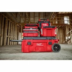 Best Pirce 🌟 Milwaukee 15 in. PACKOUT Tote 😍 -Deals Tool Storage Store red milwaukee modular tool storage systems 48 22 8315 1d 1000