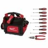 Deals 🛒 Milwaukee 15 in. PACKOUT Tote with 6-in-1 Wire Strippers Pliers and Screwdriver Set (10-Piece) ⭐ -Deals Tool Storage Store red milwaukee modular tool storage systems 48 22 8315 48 22 2718 48 22 3079 64 1000