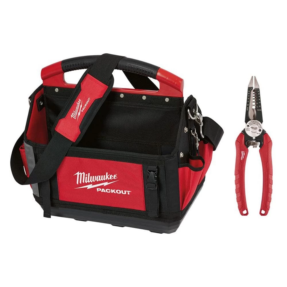 Cheapest ๐งจ Milwaukee 15 in. PACKOUT Tote with 6-in-1 Wire Stripper Pliers ๐ฅฐ 3 Cheapest ๐งจ Milwaukee 15 in. PACKOUT Tote with 6-in-1 Wire Stripper Pliers ๐ฅฐ