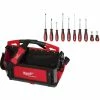 Best Pirce 🧨 Milwaukee 20 in. PACKOUT Tote with Screwdriver Set (11-Piece) ✔️ -Deals Tool Storage Store red milwaukee modular tool storage systems 48 22 8320 48 22 2710 64 1000