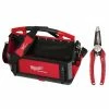 Brand new 🛒 Milwaukee 20 in. PACKOUT Tote with 6-in-1 Wire Stripper Pliers 🥰 -Deals Tool Storage Store red milwaukee modular tool storage systems 48 22 8320 48 22 3079 64 1000