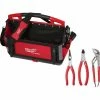 Flash Sale 👍 Milwaukee 20 in. PACKOUT Tote with 3-Piece Pliers Kit ✨ -Deals Tool Storage Store red milwaukee modular tool storage systems 48 22 8320 48 22 6331 64 1000