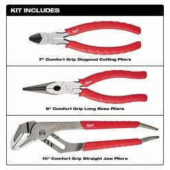 Flash Sale 👍 Milwaukee 20 in. PACKOUT Tote with 3-Piece Pliers Kit ✨ -Deals Tool Storage Store red milwaukee modular tool storage systems 48 22 8320 48 22 6331 77 1000