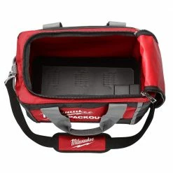 New ⭐ Milwaukee 15 in. PACKOUT Tool Bag with Fastback Folding Utility Knife Set (2-Pack) 😉 -Deals Tool Storage Store red milwaukee modular tool storage systems 48 22 8321 48 22 1503 66 1000