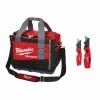Promo 🔥 Milwaukee 15 in. PACKOUT Tool Bag with FASTBACK 6-In-1 Folding Utility Knife and FASTBACK Compact Folding Utility Knife Set 😀 -Deals Tool Storage Store red milwaukee modular tool storage systems 48 22 8321 48 22 1505q 64 1000