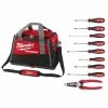 Discount 🥰 Milwaukee 20 in. PACKOUT Tool Bag with 6-in-1 Wire Strippers Pliers and Screwdriver Set (10-Piece) 🧨 -Deals Tool Storage Store red milwaukee modular tool storage systems 48 22 8322 48 22 2718 48 22 3079 64 1000
