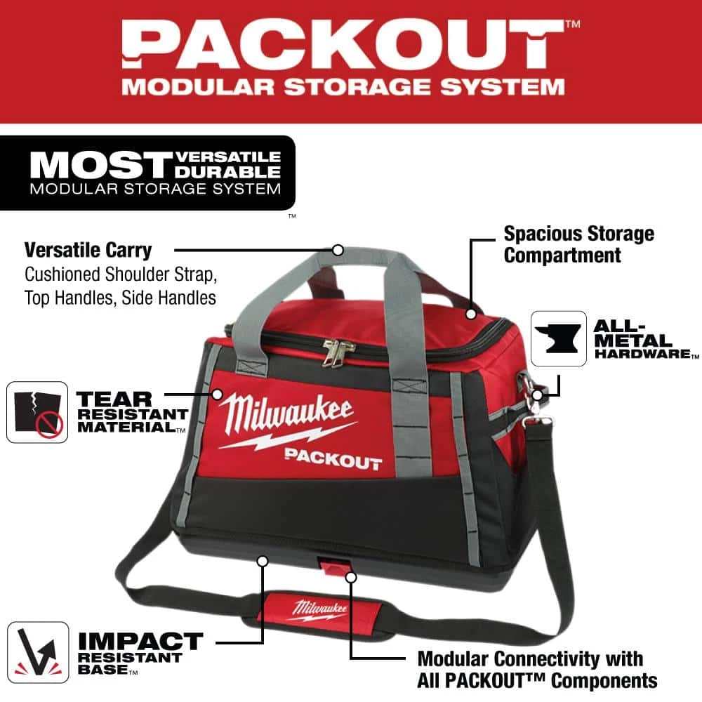 Discount ๐ฅฐ Milwaukee 20 in. PACKOUT Tool Bag with 6-in-1 Wire Strippers Pliers and Screwdriver Set (10-Piece) ๐งจ 4 Discount ๐ฅฐ Milwaukee 20 in. PACKOUT Tool Bag with 6-in-1 Wire Strippers Pliers and Screwdriver Set (10-Piece) ๐งจ - Image 2