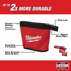 New 😍 Milwaukee 20 in. PACKOUT Tool Bag with Multi-Size Zipper Tool Bags in Red (3-Pack) 🔔 -Deals Tool Storage Store red milwaukee modular tool storage systems 48 22 8322 48 22 8183 40 1000