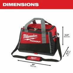 Best deal 🎁 Milwaukee 20 in. PACKOUT Tool Bag with BIG HAWG Carbide Hole Saw Kit with PACKOUT Case (9-Piece) 🤩 -Deals Tool Storage Store red milwaukee modular tool storage systems 48 22 8322 49 56 9295 1d 1000