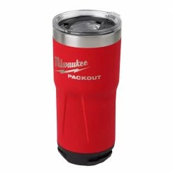 Best Pirce ⭐ Milwaukee PACKOUT Red 20 oz. Tumbler 🧨 -Deals Tool Storage Store red milwaukee modular tool storage systems 48 22 8392r 1d 1000