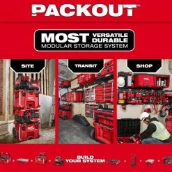 Best Pirce ⭐ Milwaukee PACKOUT Red 20 oz. Tumbler 🧨 -Deals Tool Storage Store red milwaukee modular tool storage systems 48 22 8392r 76 1000