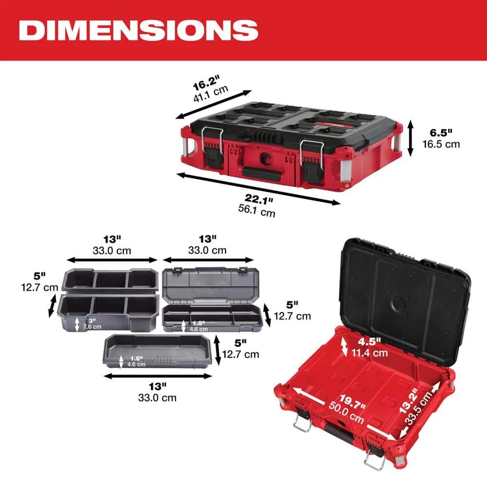 Best reviews of ๐ฏ Milwaukee PACKOUT 22 in. Medium Red Tool Box with 75 lbs. Weight Capacity ๐ 5 Best reviews of ๐ฏ Milwaukee PACKOUT 22 in. Medium Red Tool Box with 75 lbs. Weight Capacity ๐ - Image 3