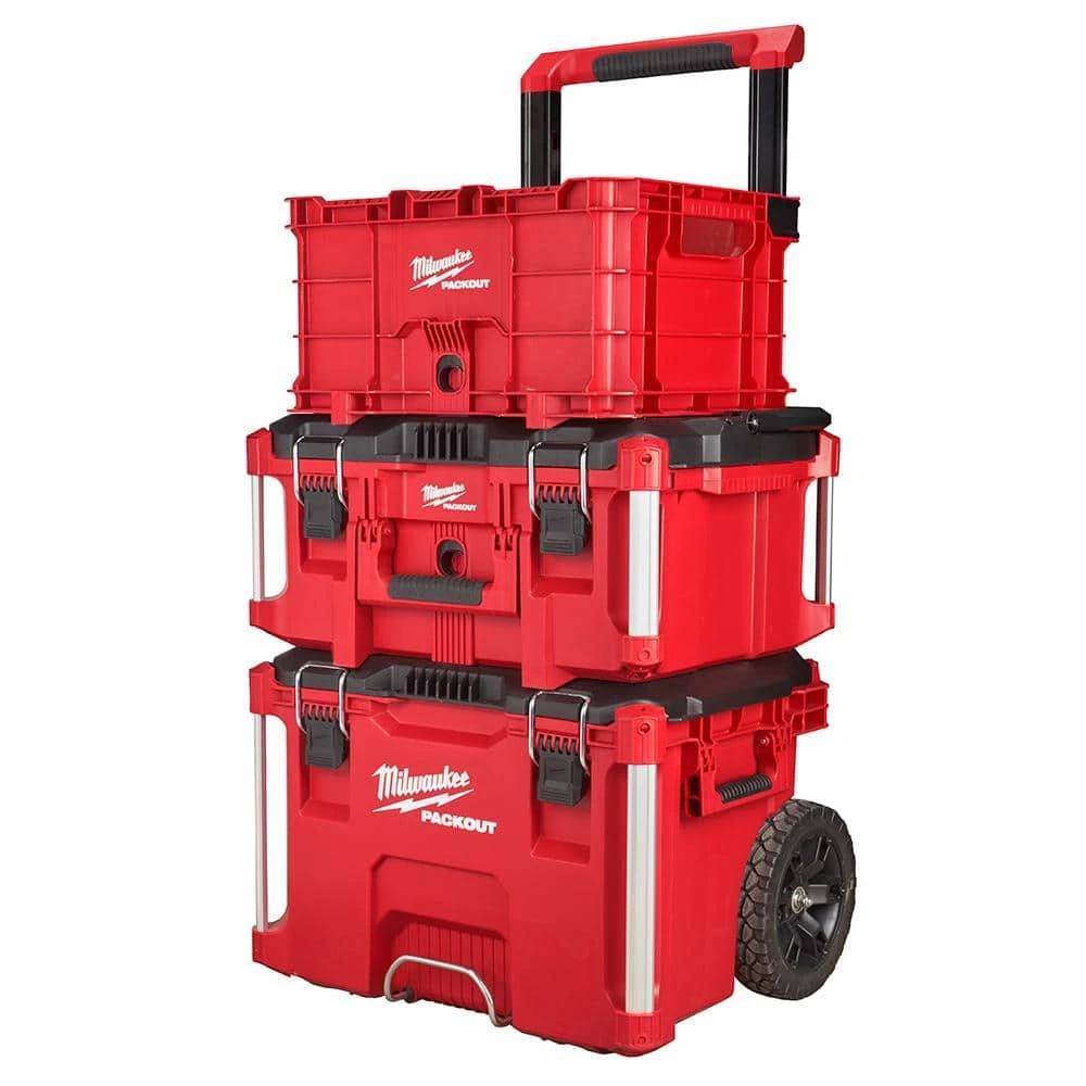 Brand new ๐งจ Milwaukee PACKOUT 22 in. Rolling Tool Box/22 in. Large Tool Box/18.6 in. Tool Storage Crate Bin ๐คฉ 3 Brand new ๐งจ Milwaukee PACKOUT 22 in. Rolling Tool Box/22 in. Large Tool Box/18.6 in. Tool Storage Crate Bin ๐คฉ