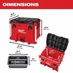Deals 😍 Milwaukee PACKOUT 22 in. Modular XL Tool Box 🧨 -Deals Tool Storage Store red milwaukee modular tool storage systems 48 22 8429 40 1000