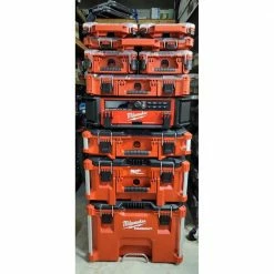 Coupon 💯 Milwaukee PACKOUT 11-Compartment Impact Resistant Portable Small Parts Organizer 😀 -Deals Tool Storage Store red milwaukee modular tool storage systems 48 22 8430 77 1000