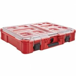 Wholesale 💯 Milwaukee PACKOUT 11-Compartment Small Parts Organizer (3-Pack) ⭐ -Deals Tool Storage Store red milwaukee modular tool storage systems 48 22 8430x3 d4 1000