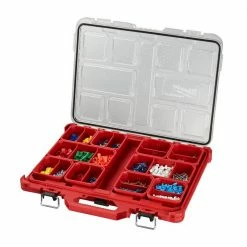 Best reviews of 🔔 Milwaukee PACKOUT 11-Compartment Low-Profile Impact Resistant Portable Small Parts Organizer 🛒 -Deals Tool Storage Store red milwaukee modular tool storage systems 48 22 8431 a0 1000