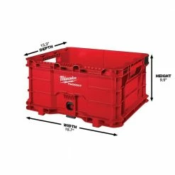 Flash Sale 🔔 Milwaukee Packout Tool Storage Crate (2-Pack) 👍 -Deals Tool Storage Store red milwaukee modular tool storage systems 48 22 8440x2 40 1000