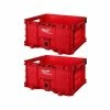 Flash Sale 🔔 Milwaukee Packout Tool Storage Crate (2-Pack) 👍 -Deals Tool Storage Store red milwaukee modular tool storage systems 48 22 8440x2 64 1000