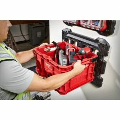 Flash Sale 🔔 Milwaukee Packout Tool Storage Crate (2-Pack) 👍 -Deals Tool Storage Store red milwaukee modular tool storage systems 48 22 8440x2 66 1000