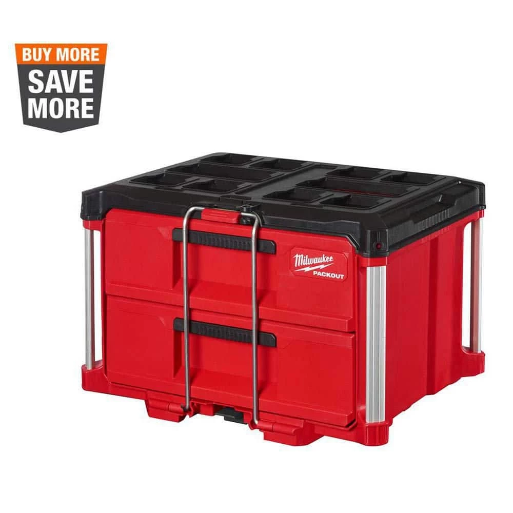 Best Sale ๐ Milwaukee PACKOUT 22 in. 2-Drawer Tool Box with Metal Reinforced Corners โค๏ธ 3 Best Sale ๐ Milwaukee PACKOUT 22 in. 2-Drawer Tool Box with Metal Reinforced Corners โค๏ธ