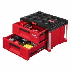 Best Sale ๐ Milwaukee PACKOUT 22 in. 2-Drawer Tool Box with Metal Reinforced Corners โค๏ธ 19 Best Sale ๐ Milwaukee PACKOUT 22 in. 2-Drawer Tool Box with Metal Reinforced Corners โค๏ธ -Deals Tool Storage Store red milwaukee modular tool storage systems 48 22 8442 a0 1000