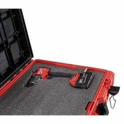 Hot Sale ✔️ Milwaukee PACKOUT 16 in. Portable Modular Tool-Box Case with Customizable Insert ⭐ -Deals Tool Storage Store red milwaukee modular tool storage systems 48 22 8450 31 1000