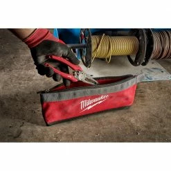 Promo ⭐ Milwaukee 14 in., 8 in. and 6 in. Multi-Size Zipper Tool Bags in Red (3-Pack) ⭐ -Deals Tool Storage Store red milwaukee tool bags 48 22 8183 44 1000