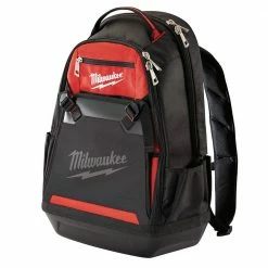 New ✔️ Milwaukee 10 in. Jobsite Tool 🎒 Backpack with Fastback 5-in-1 Folding Knife with 3 in. Blade (2-Piece) 😀 -Deals Tool Storage Store red milwaukee tool bags 48 22 8200 48 22 1540 a0 1000