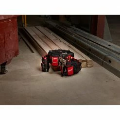 Best Pirce 🛒 Milwaukee Adjustable Electricians Work Belt 😀 -Deals Tool Storage Store red milwaukee tool belts 48 22 8110 1f 1000