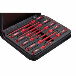 Budget 🥰 Milwaukee Electrician's Work Belt and 1000-Volt Insulated Screwdriver Set (10-Piece) 😀 -Deals Tool Storage Store red milwaukee tool belts 48 22 8110 48 22 2210 44 1000