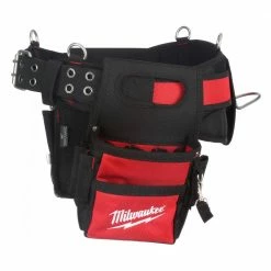 Budget 😉 Milwaukee Adjustable Electricians Work Belt with 6-Piece Screwdriver Set 🥰 -Deals Tool Storage Store red milwaukee tool belts 48 22 8110 48 22 2706 4f 1000