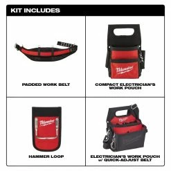 Best reviews of 😍 Milwaukee Adjustable Electricians Waist Tool Belt with Screwdriver Set (11-Piece) ⭐ -Deals Tool Storage Store red milwaukee tool belts 48 22 8110 48 22 2710 1d 1000