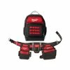 Best deal 🎉 Milwaukee Adjustable Electricians Work Belt with Ultimate Jobsite 🎒 Backpack 😍 -Deals Tool Storage Store red milwaukee tool belts 48 22 8110 48 22 8201 64 1000