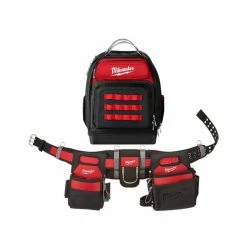 Deals Tool Storage Store 16 Best deal ๐ Milwaukee Adjustable Electricians Work Belt with Ultimate Jobsite ๐ Backpack ๐