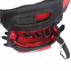 Discount ✔️ Milwaukee Adjustable Electricians Work Belt with 19 oz. Hickory Framing 🔨 Hammer 👏 -Deals Tool Storage Store red milwaukee tool belts 48 22 8110 48 22 9419 77 1000