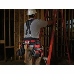 Hot Sale 🥰 Milwaukee General Contractor Work Belt with Suspension Rig and 6-in-1 Wire Pliers 🌟 -Deals Tool Storage Store red milwaukee tool belts 48 22 8120 48 22 3079 31 1000