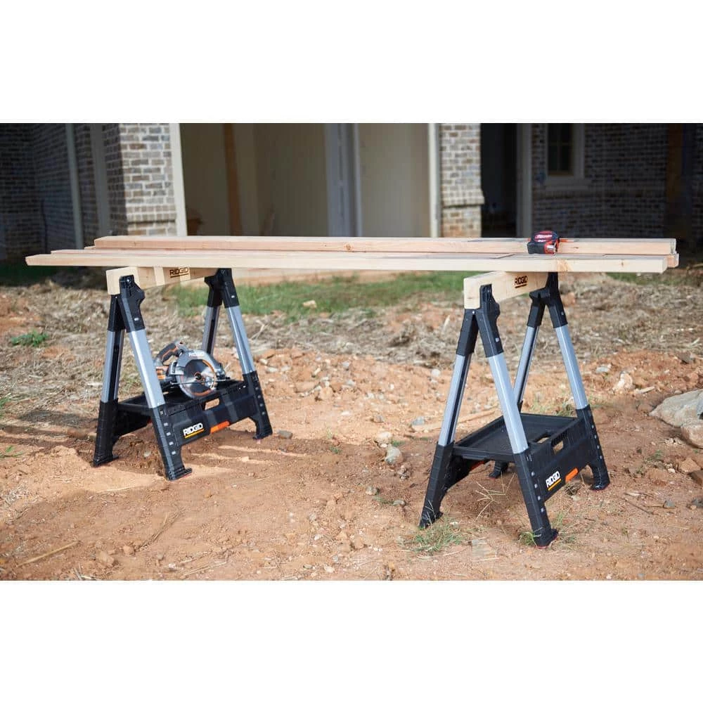 Outlet 👏 RIDGID 32 in. Adjustable Folding Sawhorse 👍 16 Outlet 👏 RIDGID 32 in. Adjustable Folding Sawhorse 👍 - Image 14